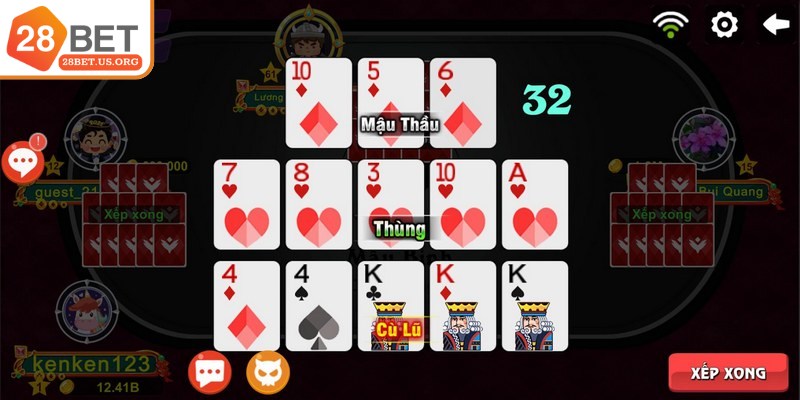 Mậu Binh là trò chơi bài nổi tiếng với những trải nghiệm thú vị